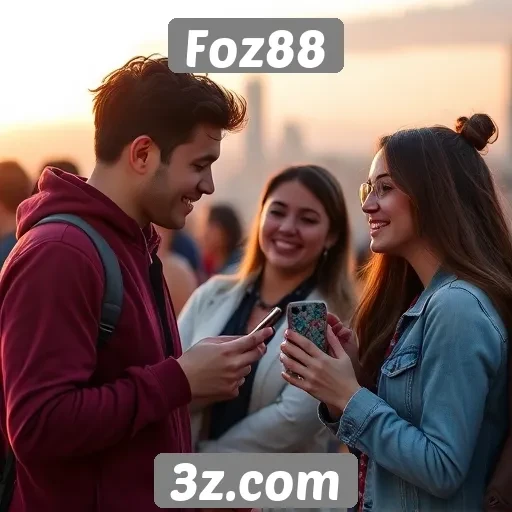 Integração com redes sociais no Foz88 facilita o compartilhamento